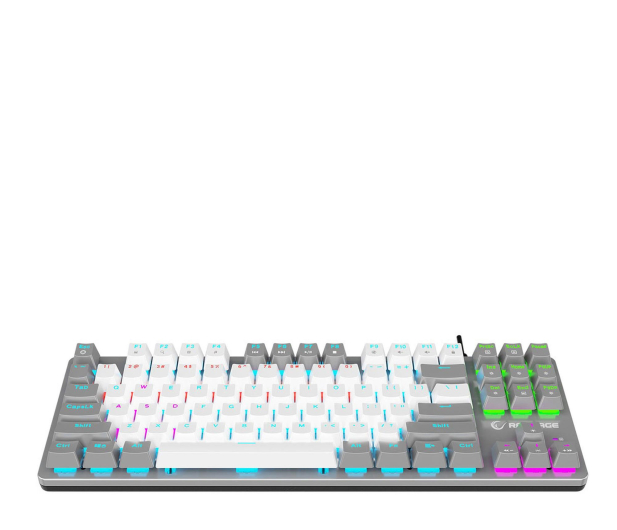 Rampage Snug RGB KRGD Blue szaro-biała - 1500404 - zdjęcie 3